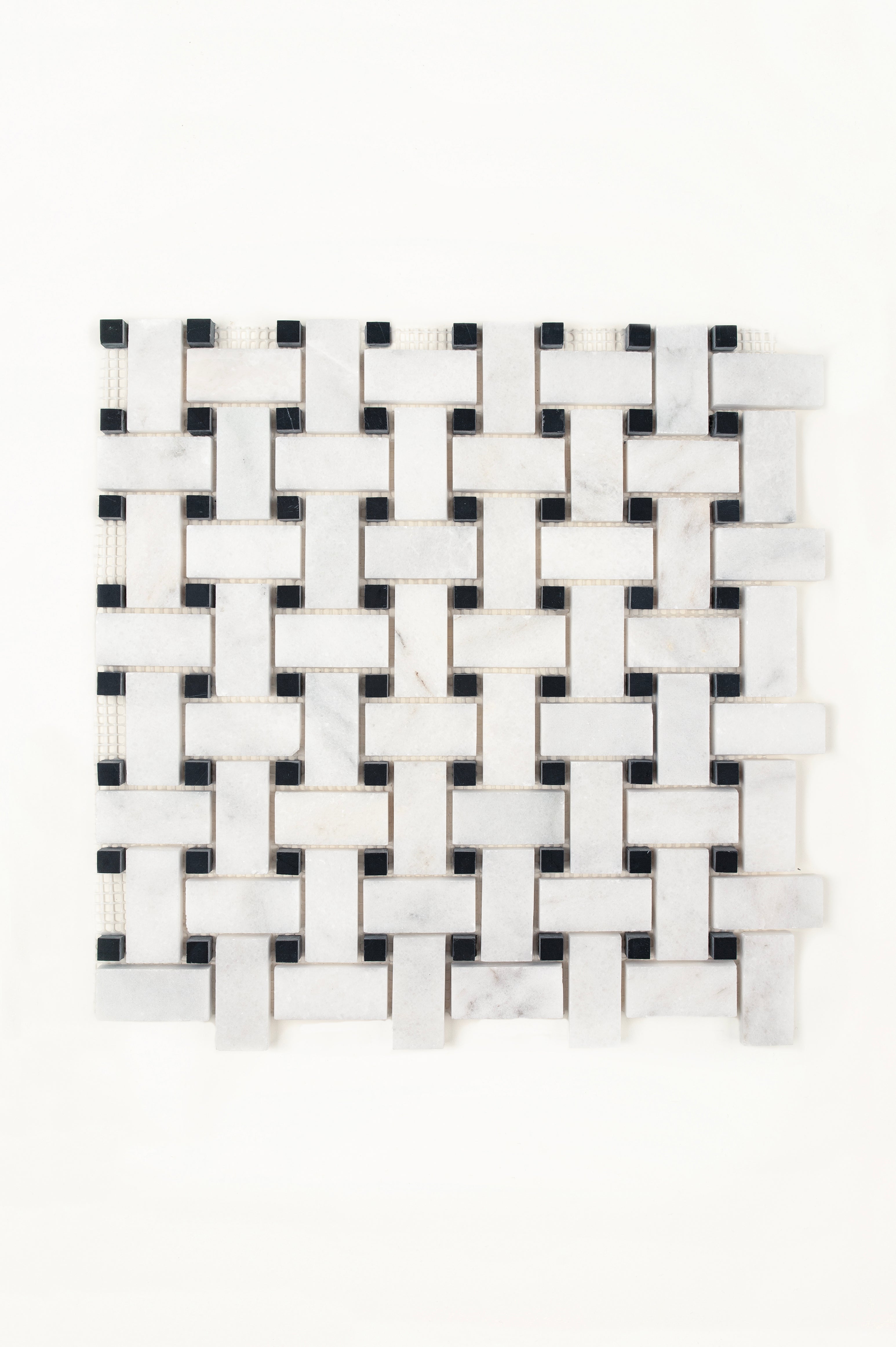 Carrara Cristallo Basketweave