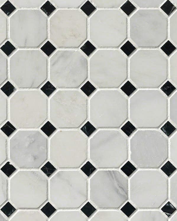 OCTAGON & DOT MOSAIK 5x5 CM - Marastoni